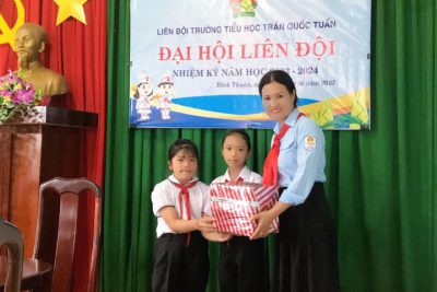Đại hội Liên đội Trường tiểu học Trần Quốc Tuấn năm học 2023-2024