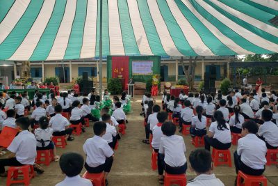 Trường TH Trần Quốc Tuấn khai giảng năm học mới 2023-2024