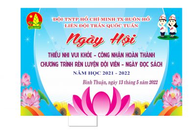 Thiếu nhi vui khỏe – Công nhận hoàn thành chương trình rèn luyện đội viên – Ngày đọc sách Năm học 2021-2022