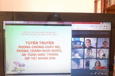 Tuyên truyền ATGT, phòng chống cháy nổ, tai nạn thương tích, đuối nước…. dịp tết nhâm Dần