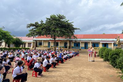Ngày tuyên truyền an toàn giao thông- Công an thị xã Buôn Hồ